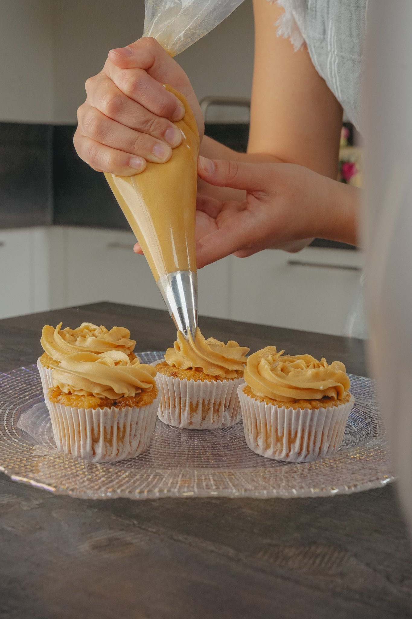 Cupcakes opspuiten